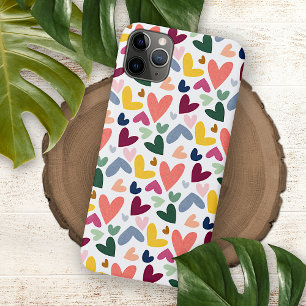 Case-Mate iPhone Case Motif Cœurs Orange Menthe Vert Rose Bleu Violet