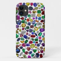 Motif coloré Gemstone & Diamond