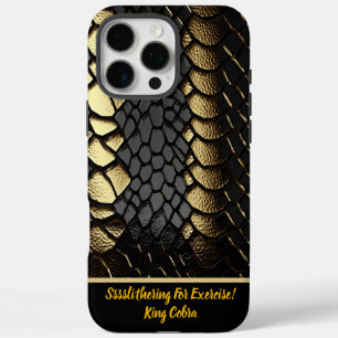Coques iPhone 16 Pro Max Motif complexe de la peau d'un serpent