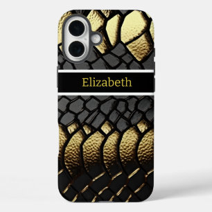 Coques iPhone 16 Plus Motif complexe de la peau d'un serpent