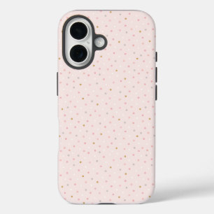 Coques iPhone 16 Motif Confetti à pois
