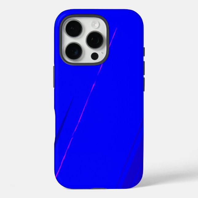 Coques Case-Mate iPhone Motif cool Design sur Arrière - plan bleu (Verso)