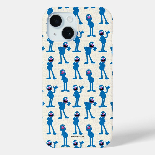 Coques Case-Mate iPhone Motif Cute Grover (Verso)