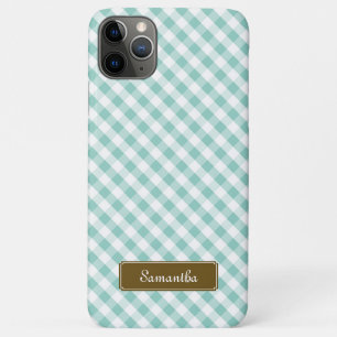 Etui iPhone Case-Mate Motif Cute Pastel Mint En vichy