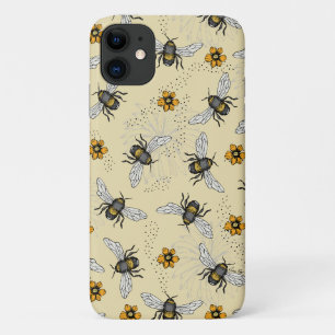 Case-Mate iPhone Case Motif d'abeille et de fleurs jaunes d'été