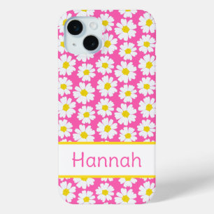 Coque iPhone 15 Mini Motif Daisy Tendance