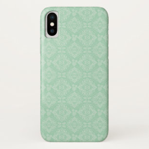 Etui iPhone Case-Mate Motif damassé vert