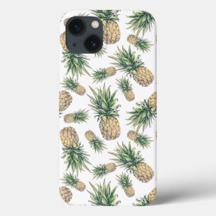 iPhone 13 Coque Motif d'ananas d'aquarelle