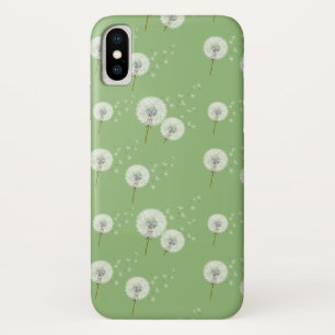 Case-Mate iPhone Case Motif Dandelion sur Green Arrière - plan