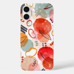 Coques iPhone 16 Plus motif d'aquarelle Abstraite