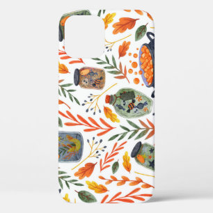 Case-Mate iPhone Case Motif d'aquarelle avec feuillage d'automne.