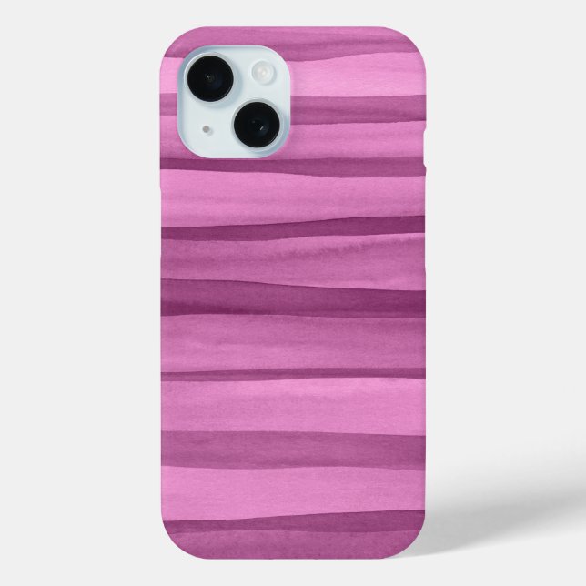 Coques Case-Mate iPhone Motif d'aquarelle créative violet Abstrait (Verso)
