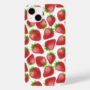Coque Pour iPhone 14 Plus Motif d'aquarelle de fraises