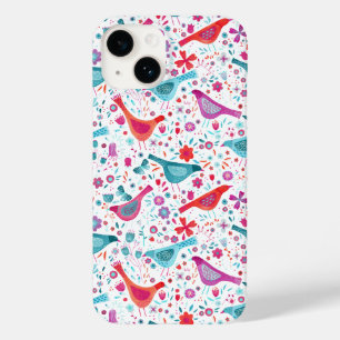 Coque Pour iPhone 14 Motif d'aquarelle d'oiseaux