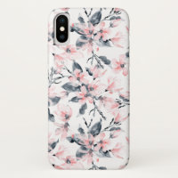 Motif d'aquarelle rose et gris