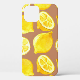 Case-Mate iPhone Case Motif d'aquarelle transparente avec citrons