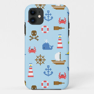 Etui iPhone Case-Mate Motif d'art de mer de pixel