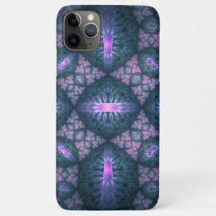 Case-Mate iPhone Case motif d'art fractal 3D Turquoise violet rose
