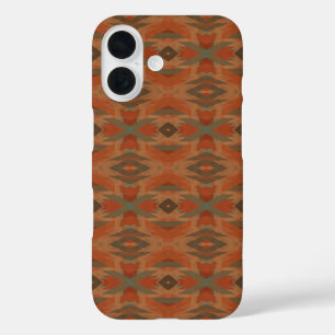 Coques iPhone 16 Motif d'art inspiré des Indiens d'Amérique du Sud-