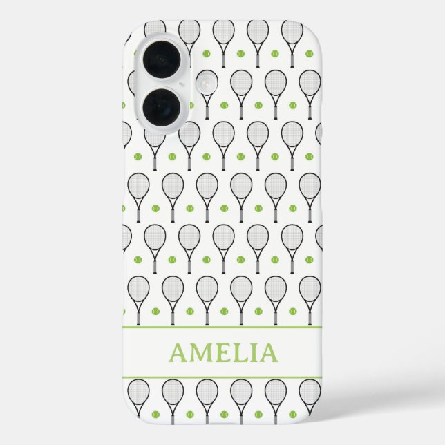 Coques Case-Mate iPhone Motif de balle de tennis (Verso)