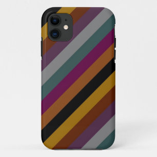 Coque Case-Mate Pour iPhone Motif de bande couleur rétro 2
