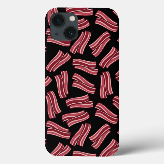 Coques Case-Mate iPhone Motif de bandes de lard (Verso)