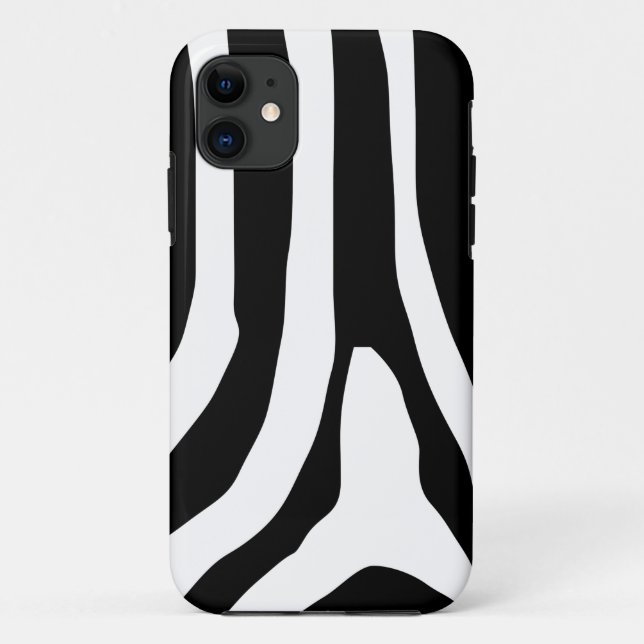 Coques Case-Mate iPhone Motif de bandes d'impression Zebra (Dos)
