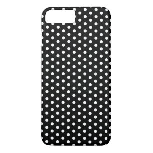 Coque Case-Mate Pour iPhone Motif de base noir et blanc simple de point de