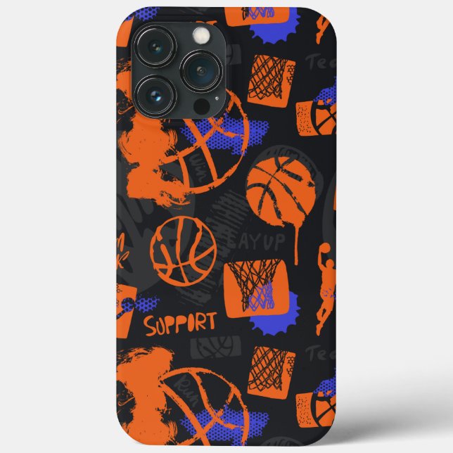 Coques Case-Mate iPhone Motif de basket-ball (Verso)