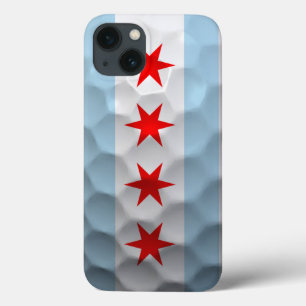 Coques Pour iPhone Motif de boule de golf de drapeau de Chicago