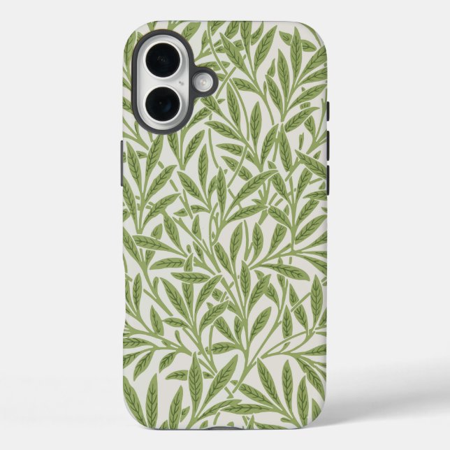 Coques Case-Mate iPhone Motif de branches feuillues vertes  (Verso)