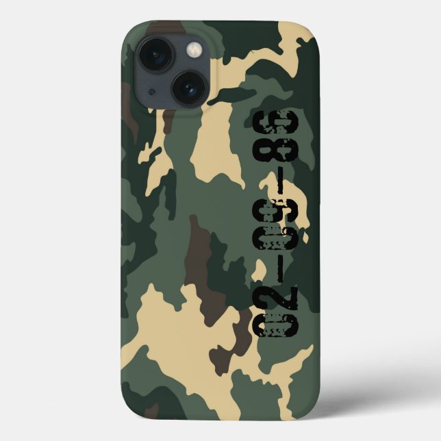 Coques Case-Mate iPhone Motif de camouflage (Verso)