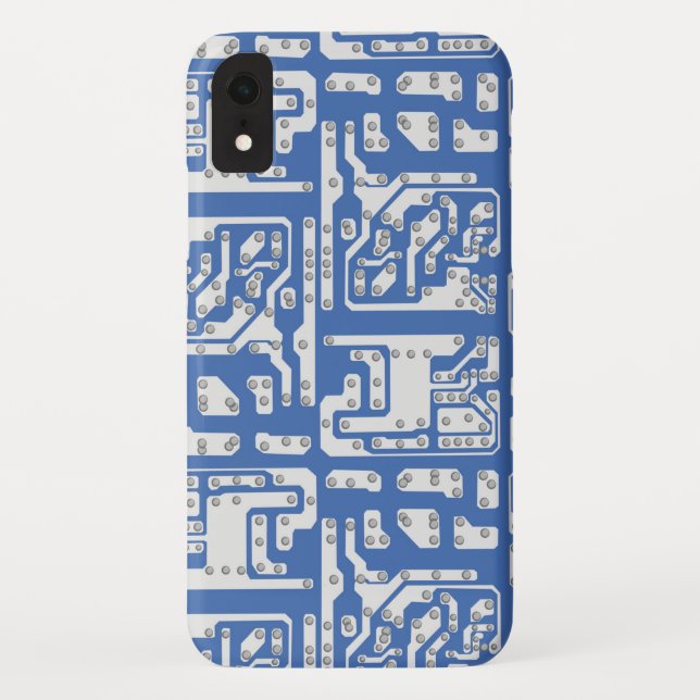 Coques Case-Mate iPhone Motif de carte de circuit (Dos)