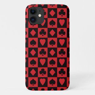 Case-Mate iPhone Case Motif de carte rouge et noire
