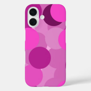 Coques iPhone 16 Motif de cercles de chevauchement