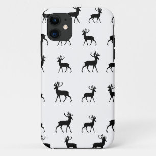 Etui iPhone Case-Mate motif de cerfs en noir et blanc