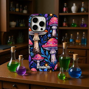 Coques iPhone 16 Pro Motif de champignons psychédéliques