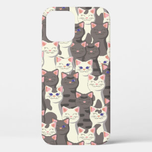 Case-Mate iPhone Case Motif de chats blancs et gris