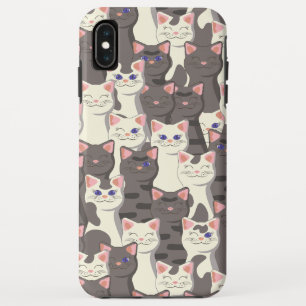 Case-Mate iPhone Case Motif de chats blancs et gris