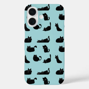 Coques iPhone 16 Motif de chats noirs