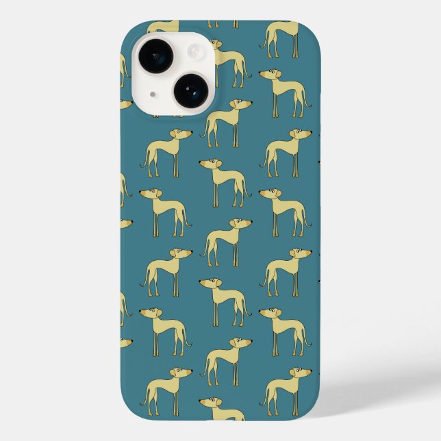 Coques Case-Mate iPhone Motif de chiens Sloughi (Verso)