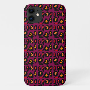 Case-Mate iPhone Case motif de couleur vigne et couleur rouge pêche noir