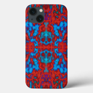 Coques Pour iPhone Motif de crânes psychédéliques colorés