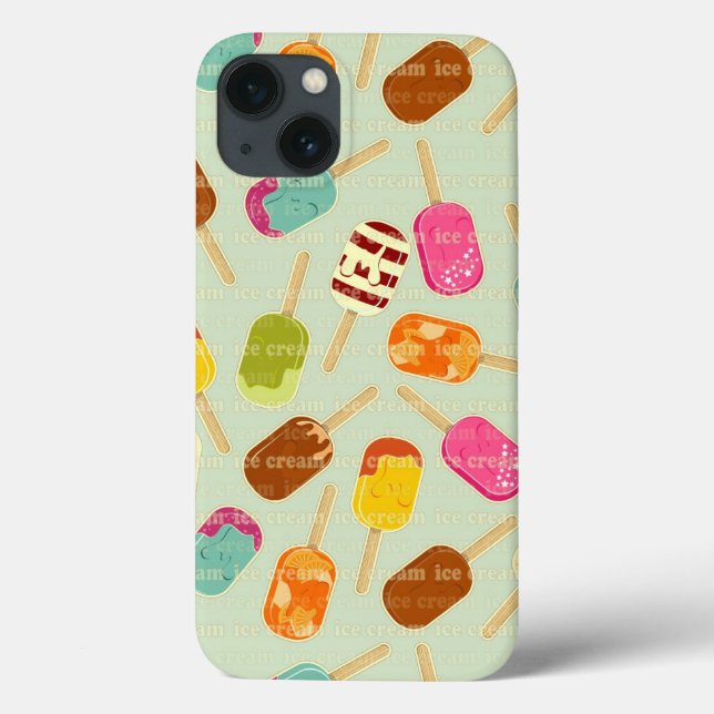 Coques Case-Mate iPhone Motif de crème glacée (Verso)