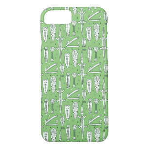 Coques Pour iPhone Motif de crocodile de croquis