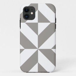 Case-Mate iPhone Case Motif de cube géométrique gris argenté