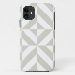 Etui iPhone Case-Mate Motif de cube géométrique gris moyen