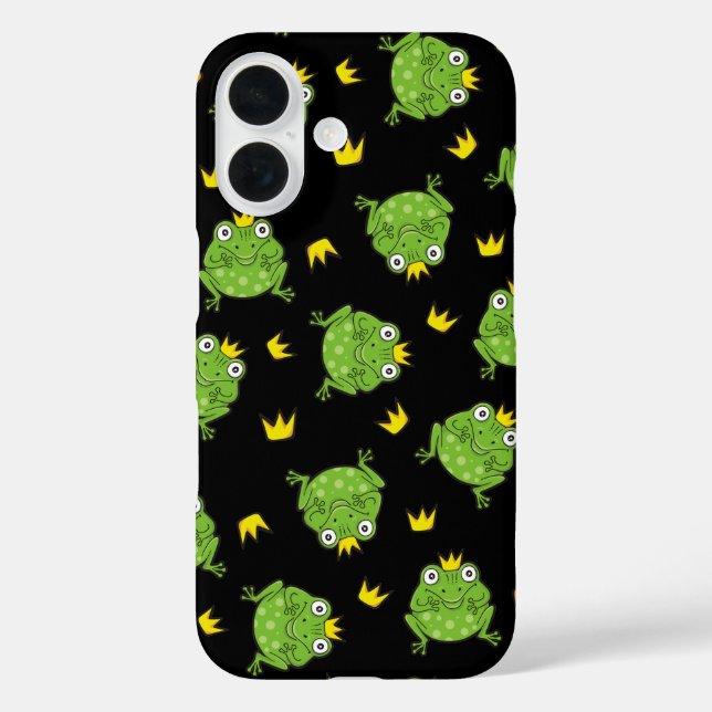 Coques Case-Mate iPhone Motif de dessin de grenouille (Verso)
