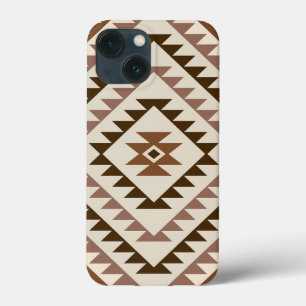 Case-Mate iPhone Case Motif de diamant aztèque marron et crème
