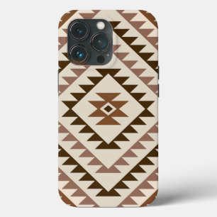 Case-Mate iPhone Case Motif de diamant aztèque marron et crème